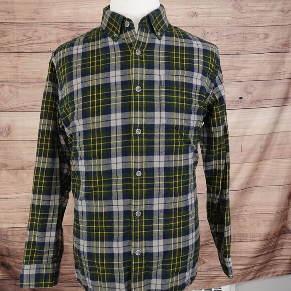 EDDIE BAUER RELAXED FIT PLAID FLANNEL BUTTON DOWN SHIRT MEN SZ L LARGE - Picture 3 of 6
